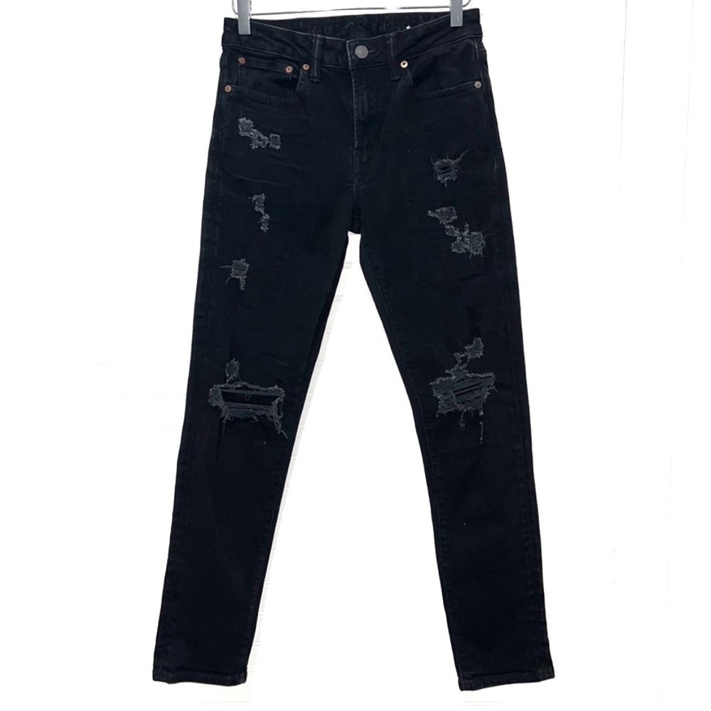 American Eagle Cozy AirFlex Distressed Athletic Jeans 29 x 32